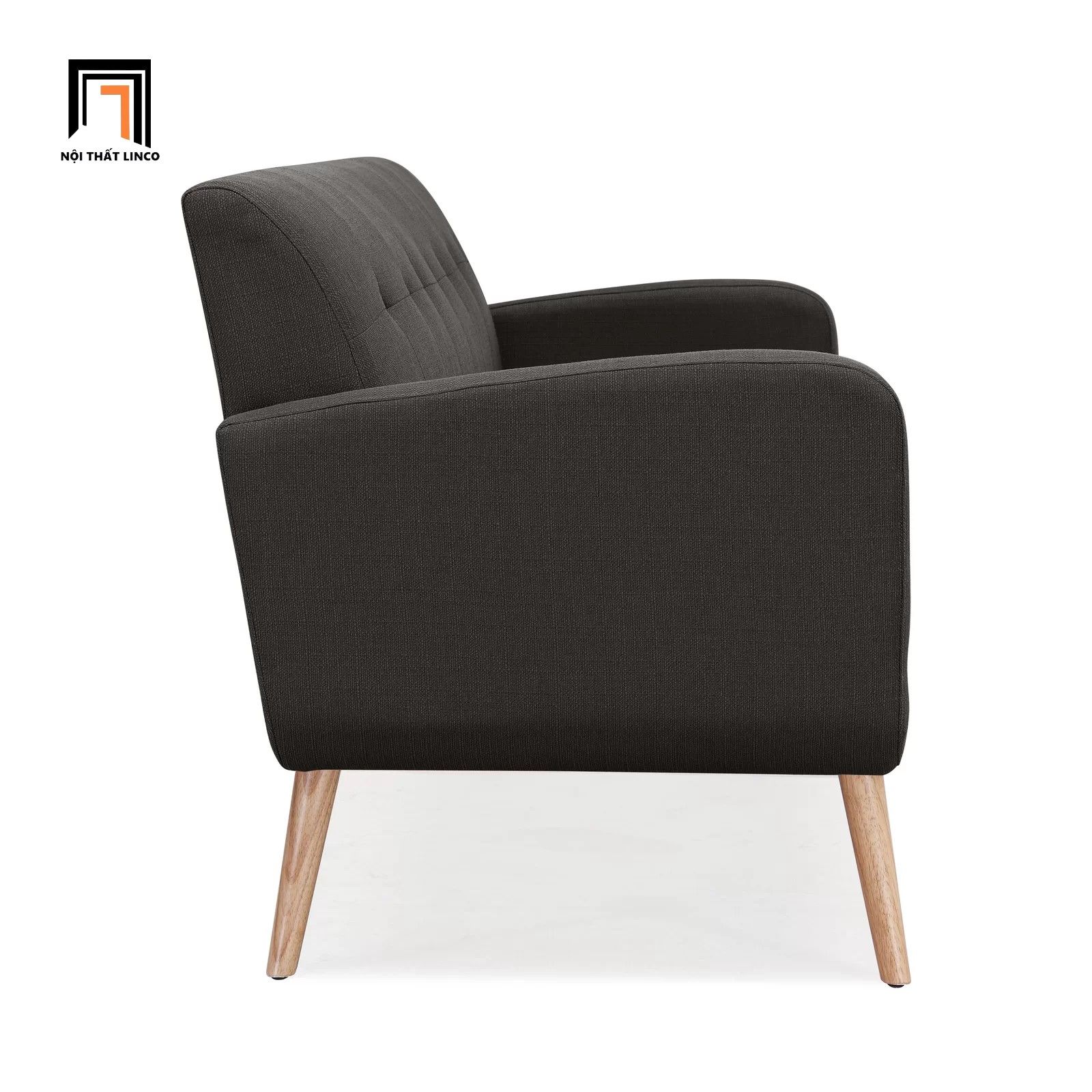 Ghế sofa băng chờ cho văn phòng BT223 Valeria 1m7 màu đen