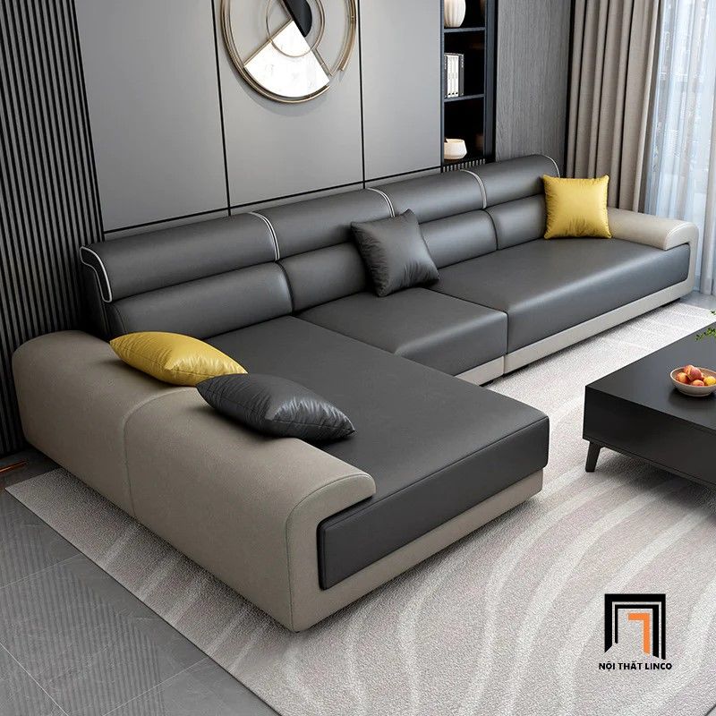 Bộ ghế sofa góc chữ C GT88 Aparte 2m5 và 3m2 hiện đại