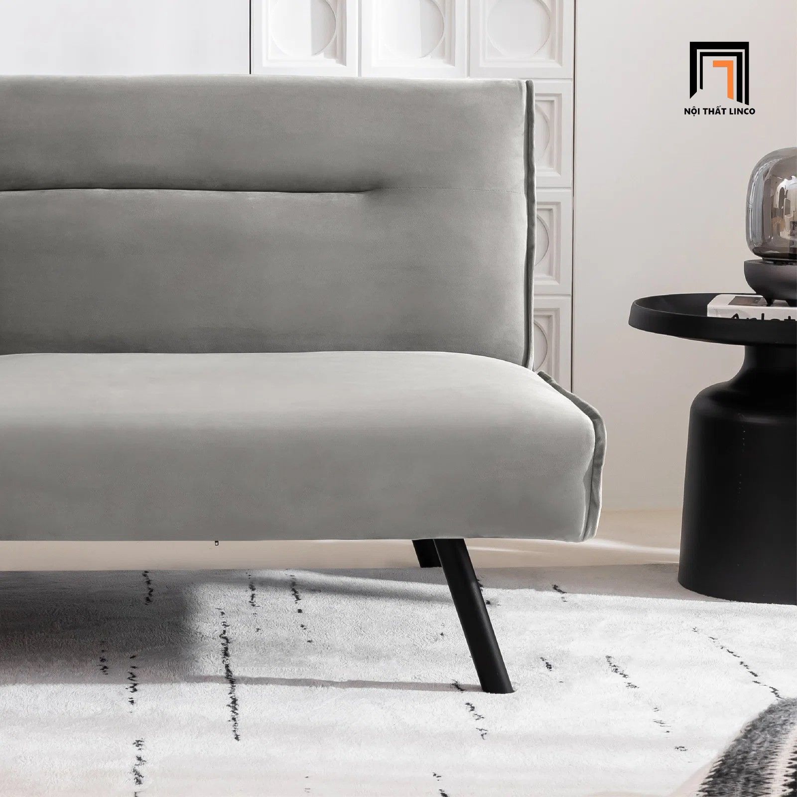 Sofa bed bật giường xinh xắn GB106 Brumbee dài 1m7 hiện đại