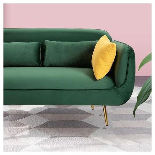 Ghế sofa băng vải nỉ nhung giá rẻ BT273 Uline dài 1m4 nhỏ gọn