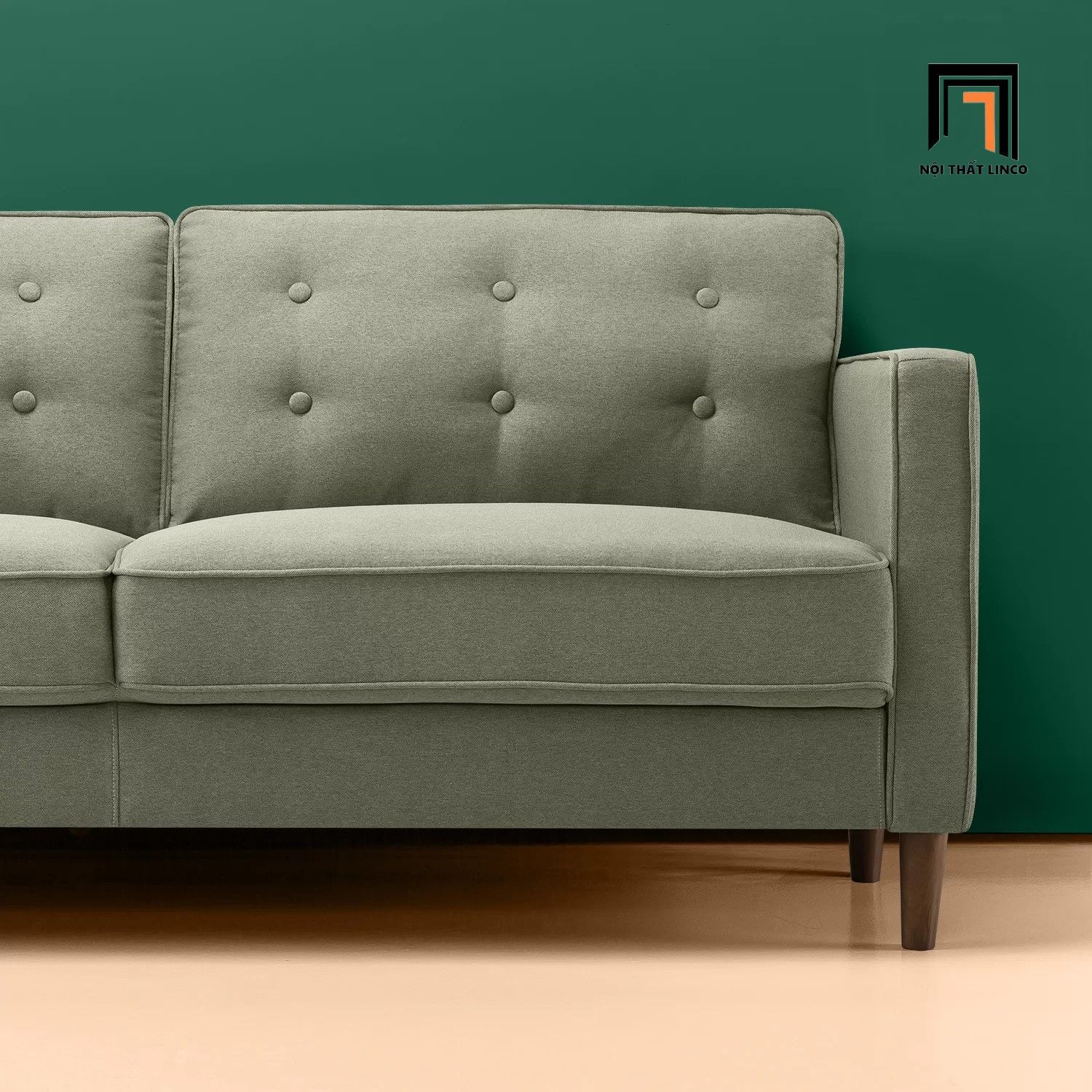 Ghế sofa băng dài 1m8 giá rẻ BT230 Asale vải nỉ nhung