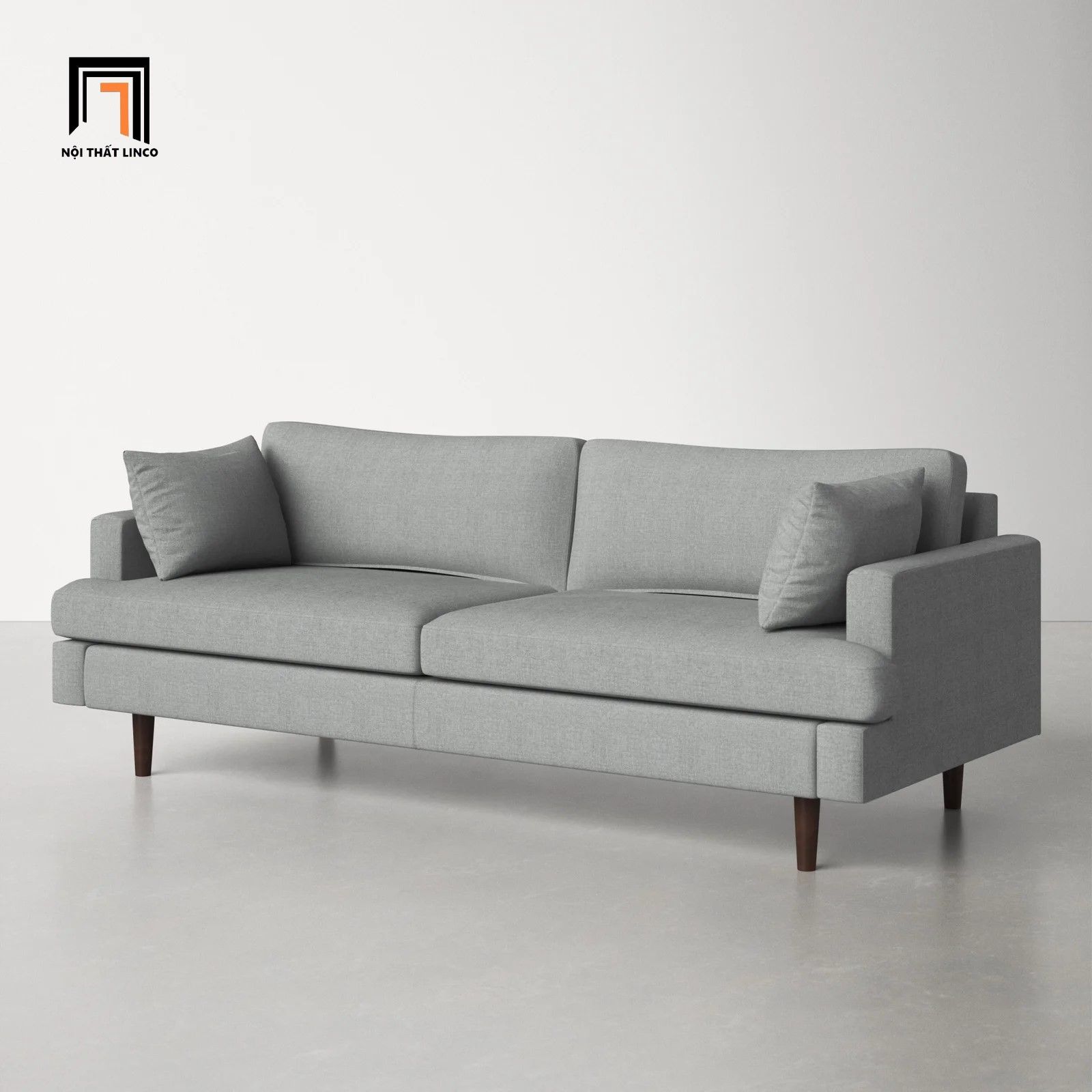 Ghế sofa văng dài màu xám ghi BT213 Laguna 1m9 cho chung cư