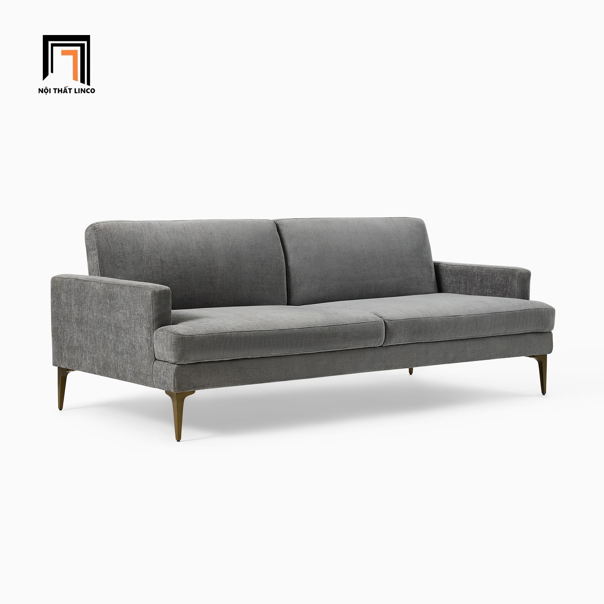 Ghế sofa băng giường nằm GB12 Andes 2m vải nỉ xám