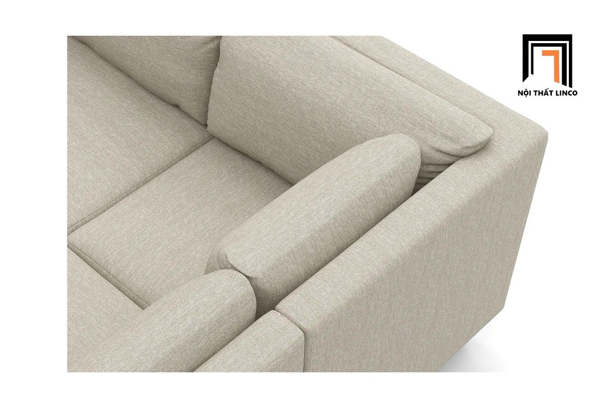 Bộ ghế sofa góc L xoay chiều 2m2 x 1m8 phòng khách gia đình