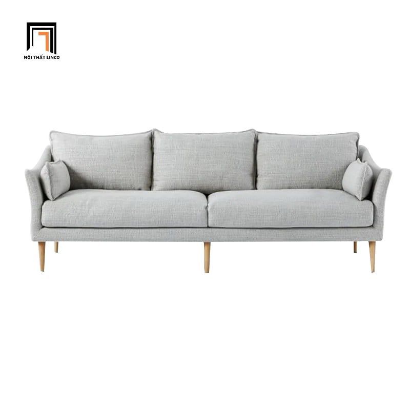 Ghế sofa văng màu xám trắng BT67 Consenja dài 2m giá rẻ