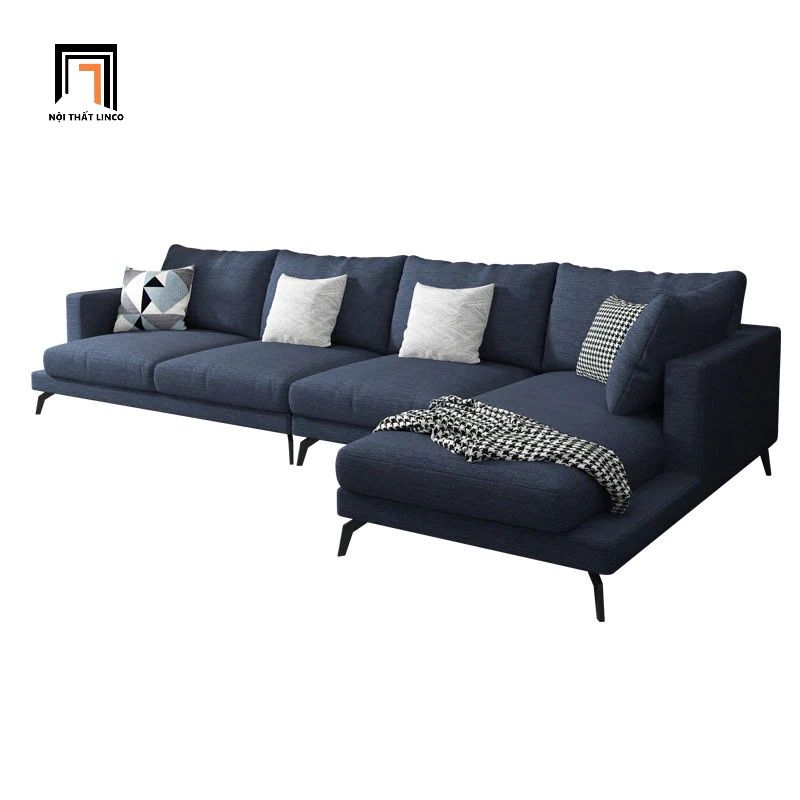 Ghế sofa góc L gia đình vải nỉ GT188 Creusot 3m x 1m6 giá rẻ