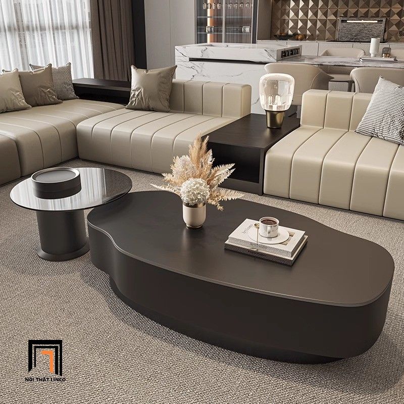 Bàn sofa kiểu cong sang trọng BSF71 Orante 1m2 x 60 mặt đá