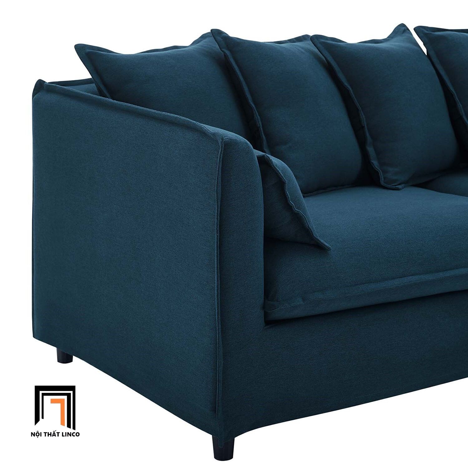 Ghế sofa băng nhỏ dài 1m9 BT109 Azure màu xám trắng