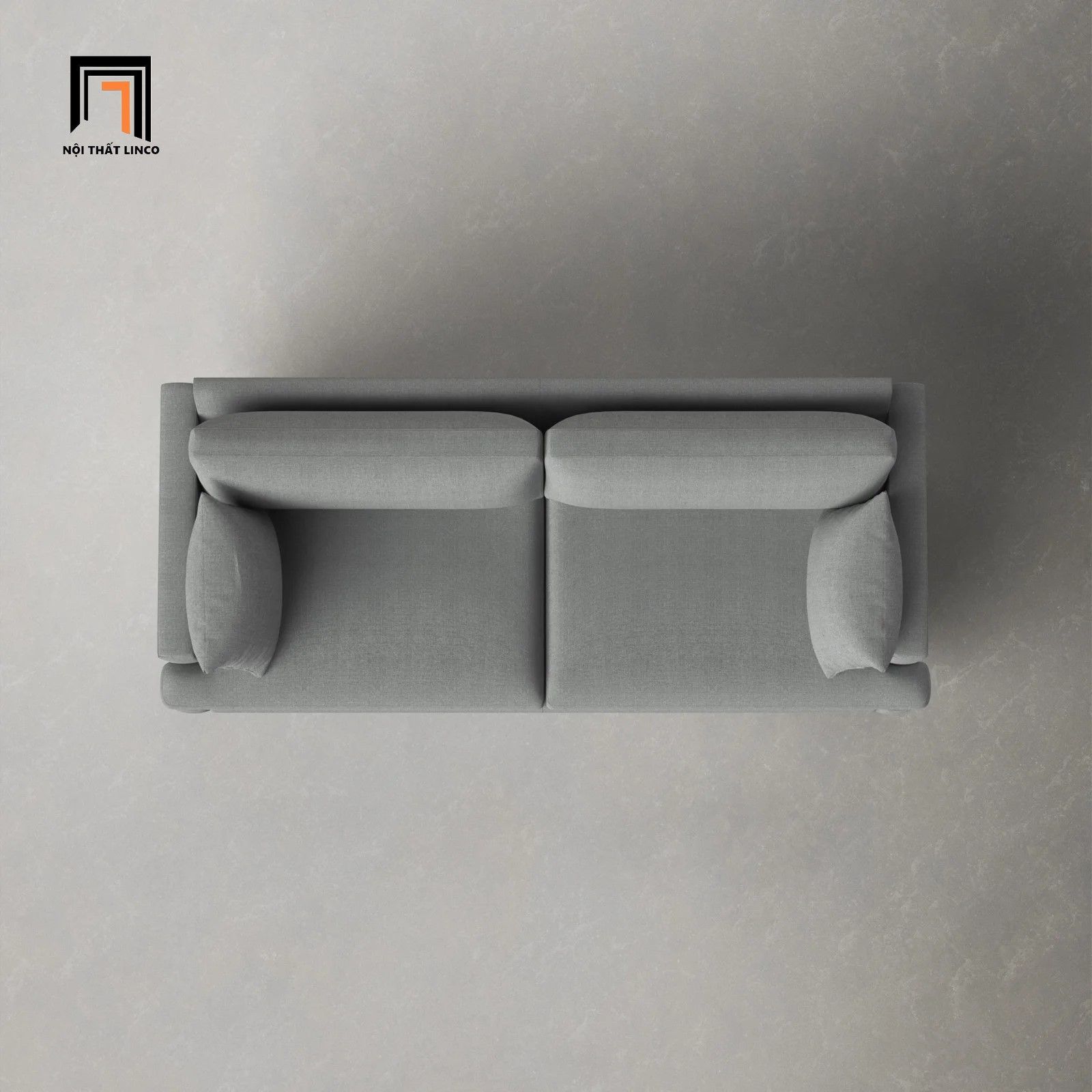 Ghế sofa văng dài màu xám ghi BT213 Laguna 1m9 cho chung cư