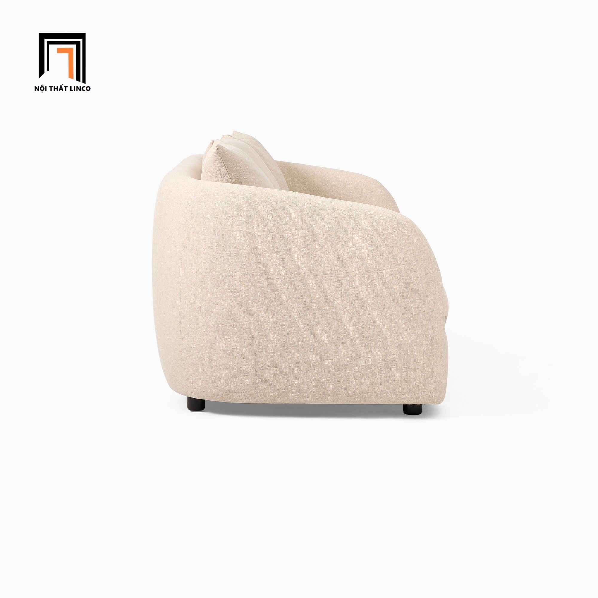 Ghế sofa băng cong vải nỉ BT121 Audrey 2m giá rẻ