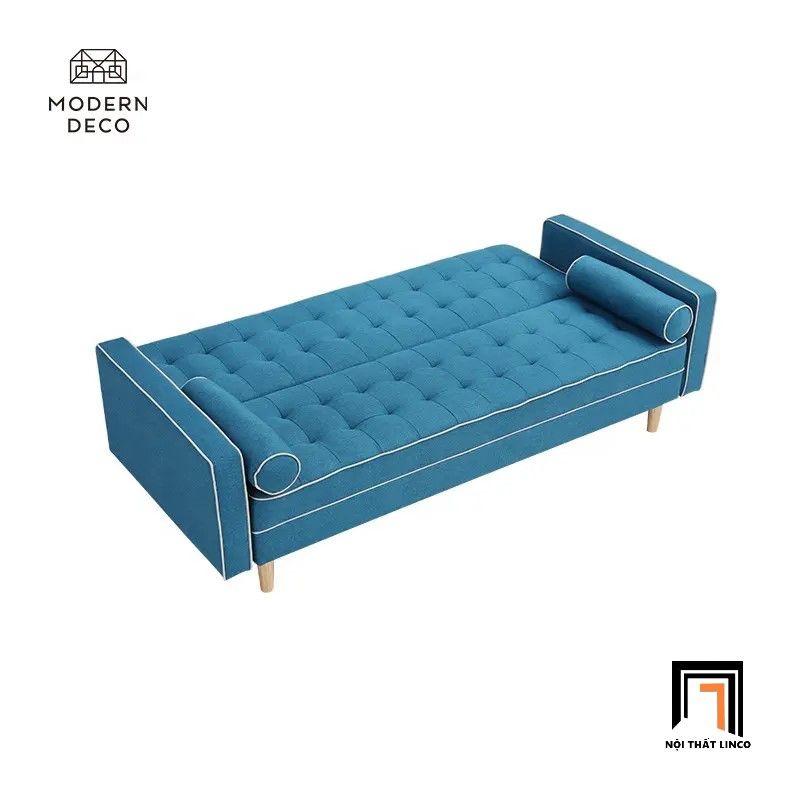 Ghế sofa giường đa năng bật nằm GB8 Plazo dài 2m xanh dương