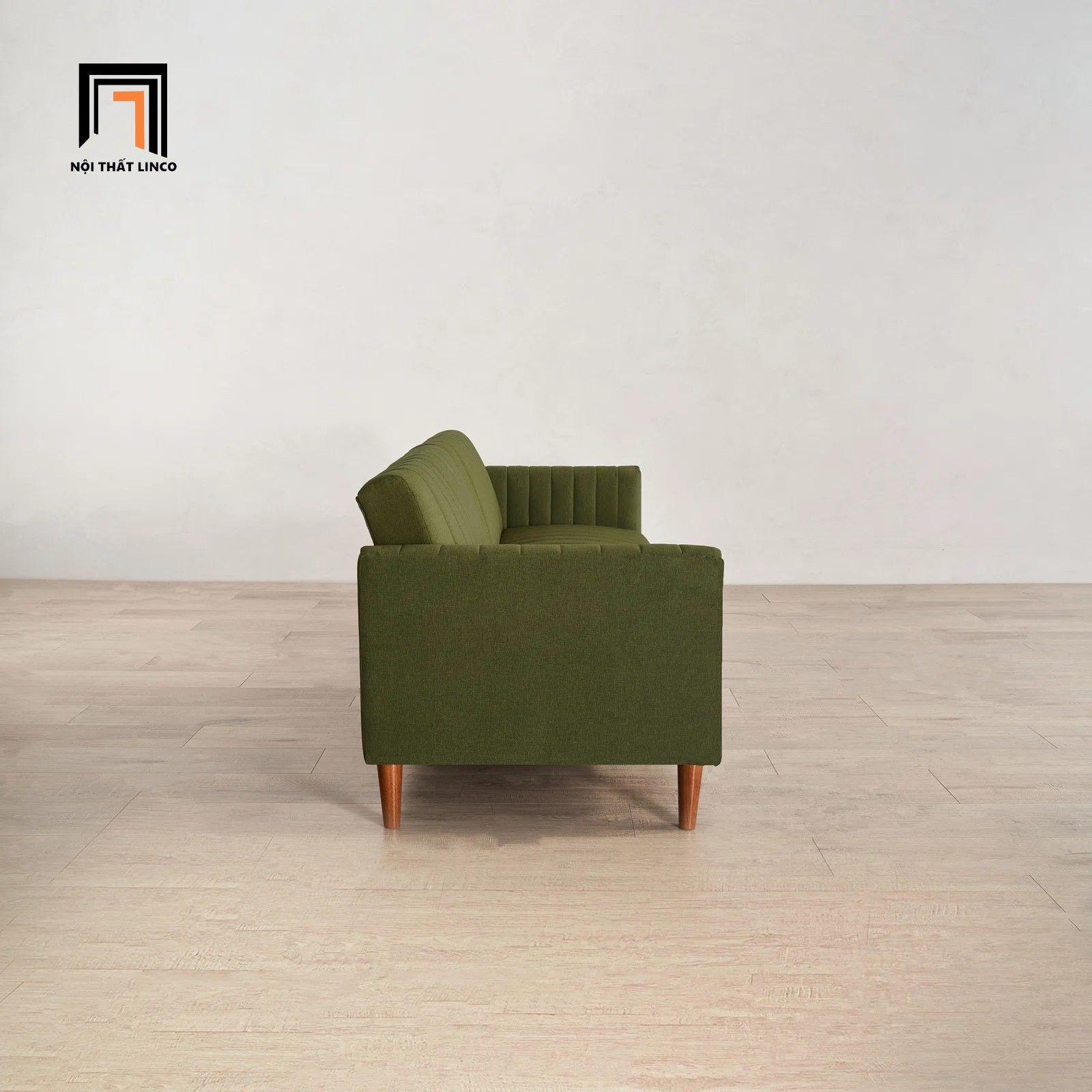 Ghế sofa giường đa năng xinh xắn GB77 Hansfried dài 2m xanh lá