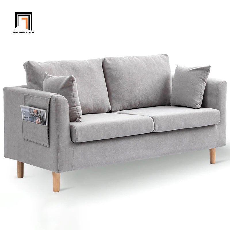 Set ghế sofa gia đình xinh xắn KT81 Kiddy phối màu vải nỉ bố