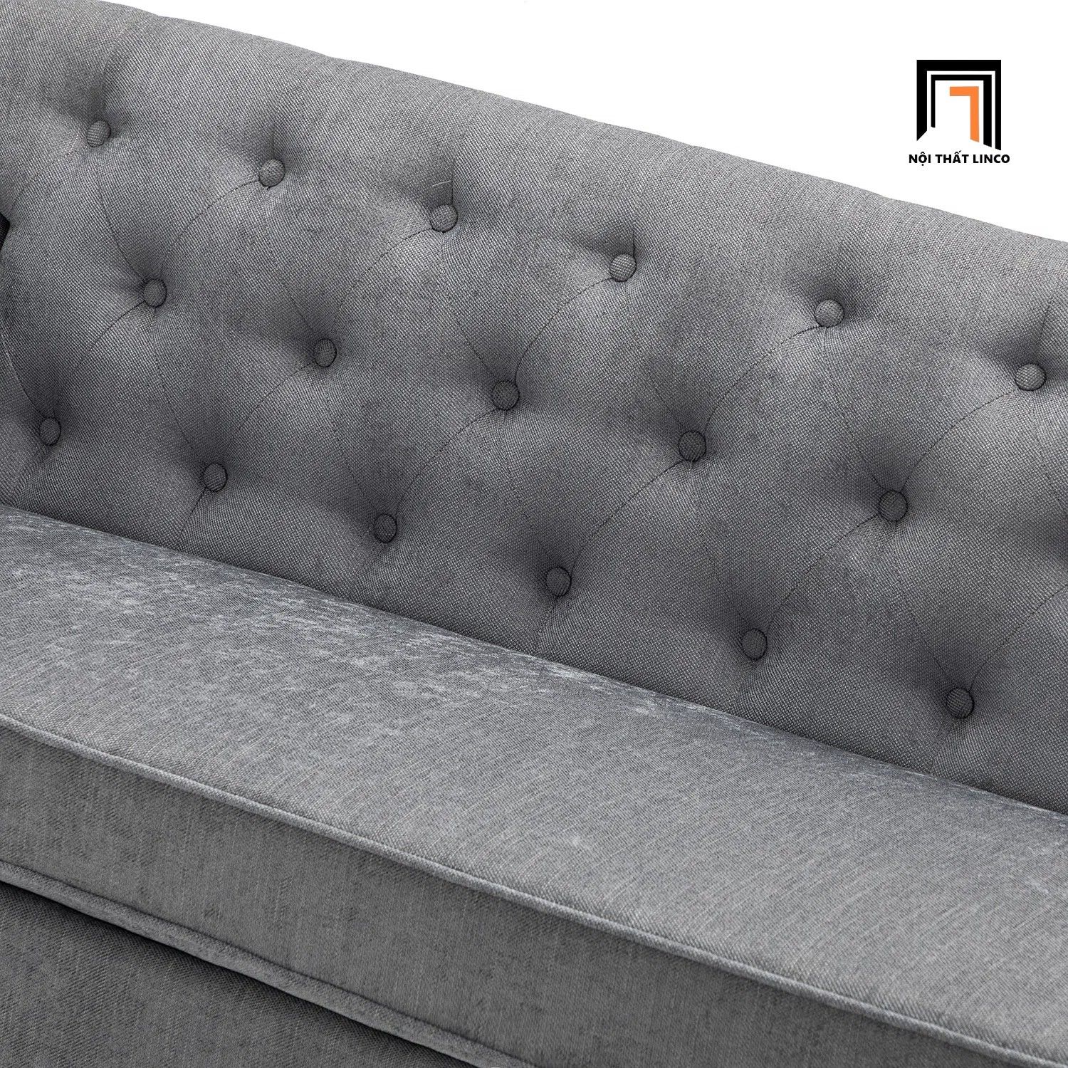 Ghế sofa văng giật nút BT131 Andaman dài 2m trang trí