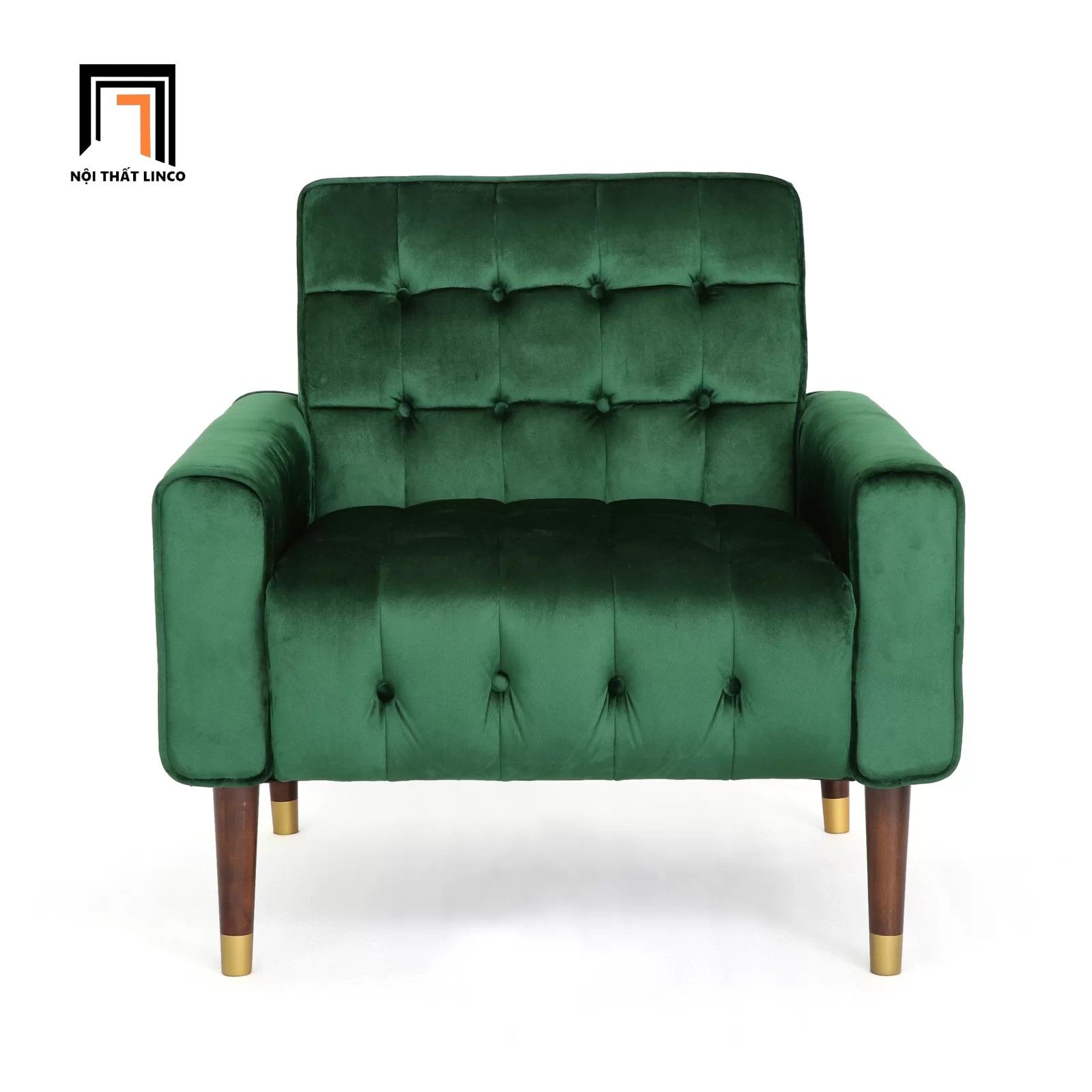 Ghế sofa đơn 1 người ngồi cho shop tiệm DT41 Wyton vải nhung