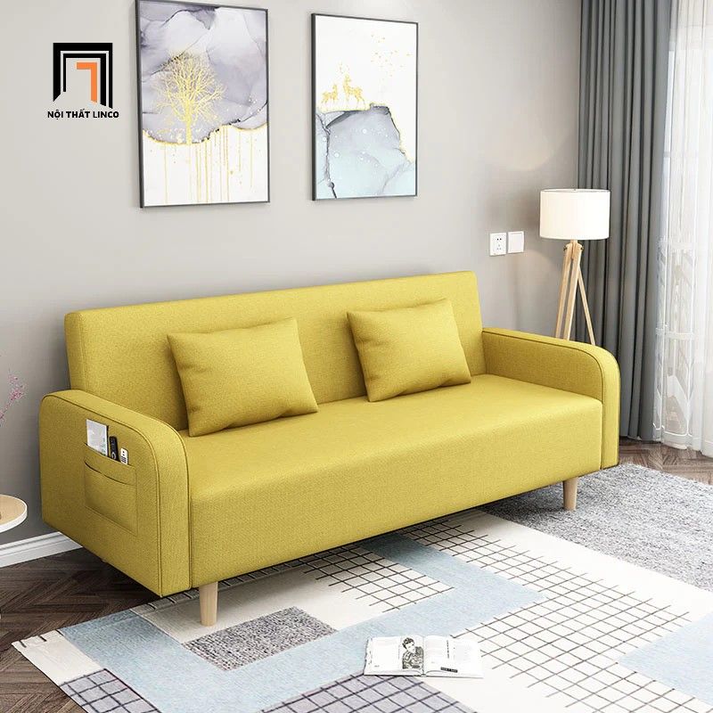 Ghế sofa giường nằm giá rẻ GB65 Iva dài 1m9 cho phòng nhỏ