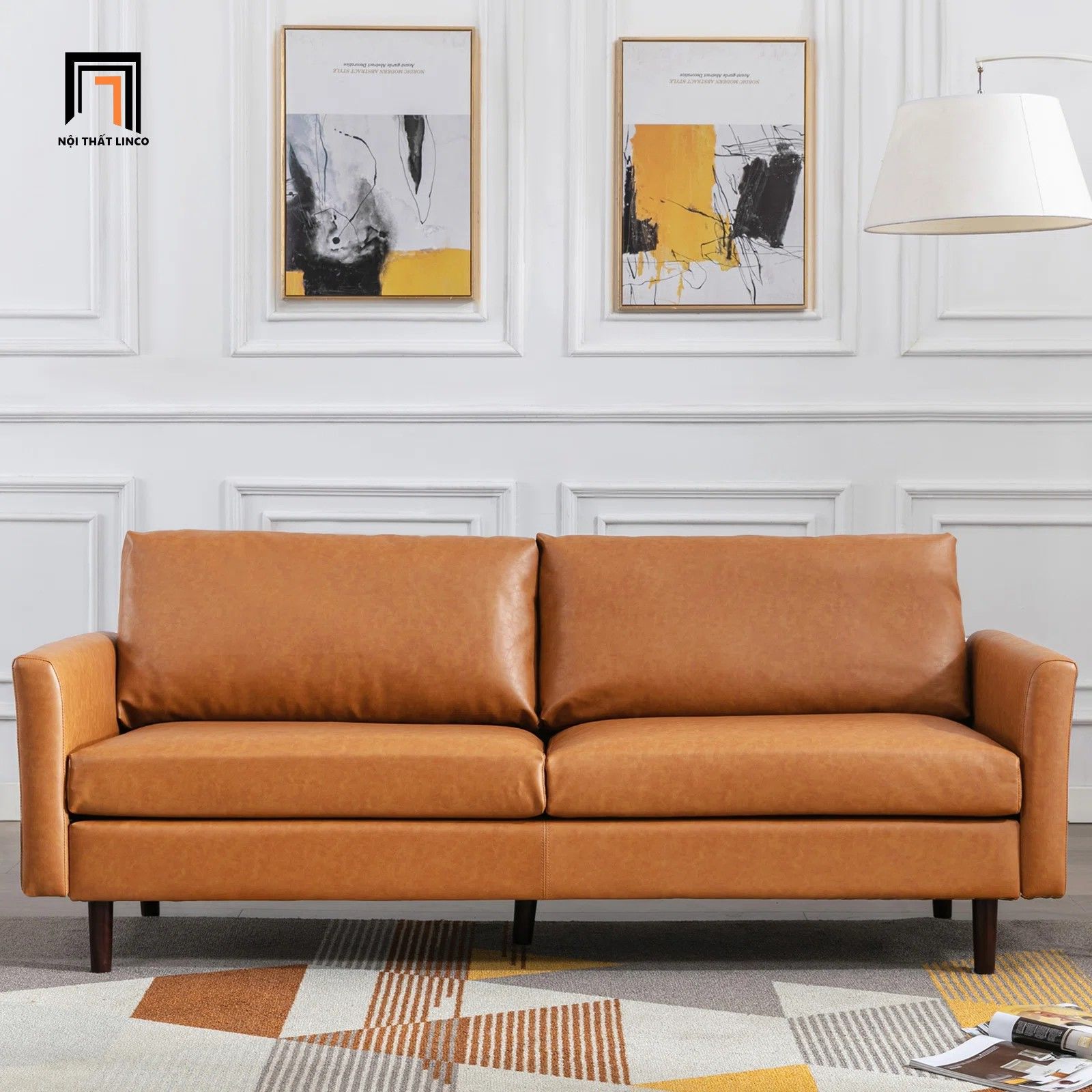 Ghế sofa băng da giả giá rẻ BT235 Vega 1m9 cho văn phòng