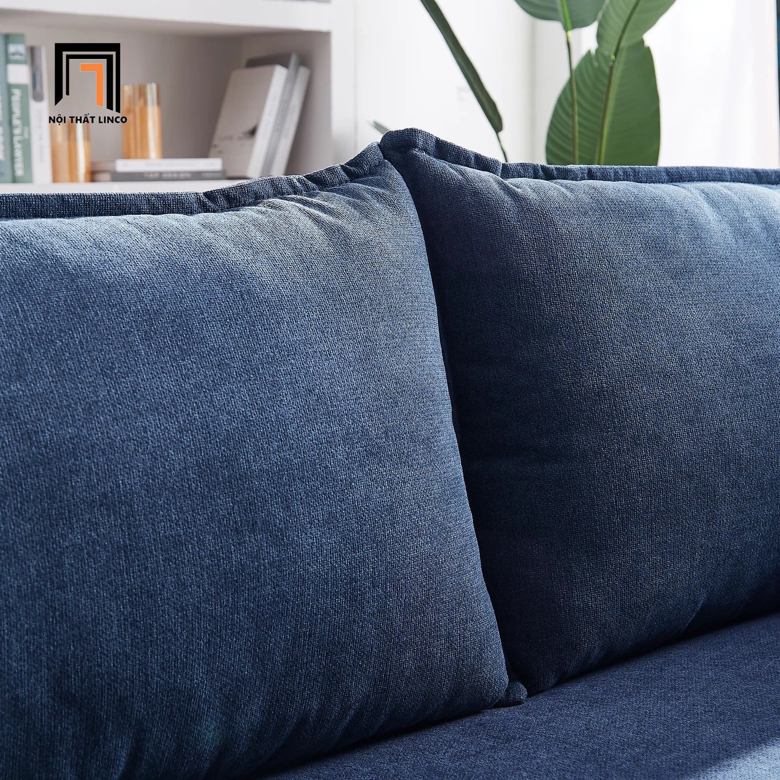 Ghế sofa băng nhỏ gọn BT87 Calla dài 1m9 vải nỉ màu cam