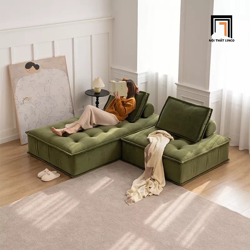 Bộ ghế sofa góc GT20 BTB nhiều khối hình vuông