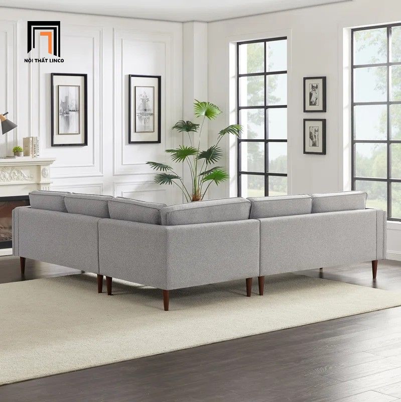 Bộ ghế sofa góc L 2m4 x 2m4 GT240 Granville phòng khách lớn