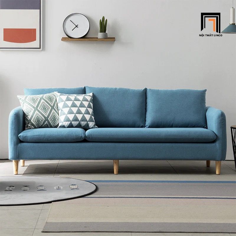 Combo ghế sofa văn phòng KT59 Lynan vải bố màu xám ghi