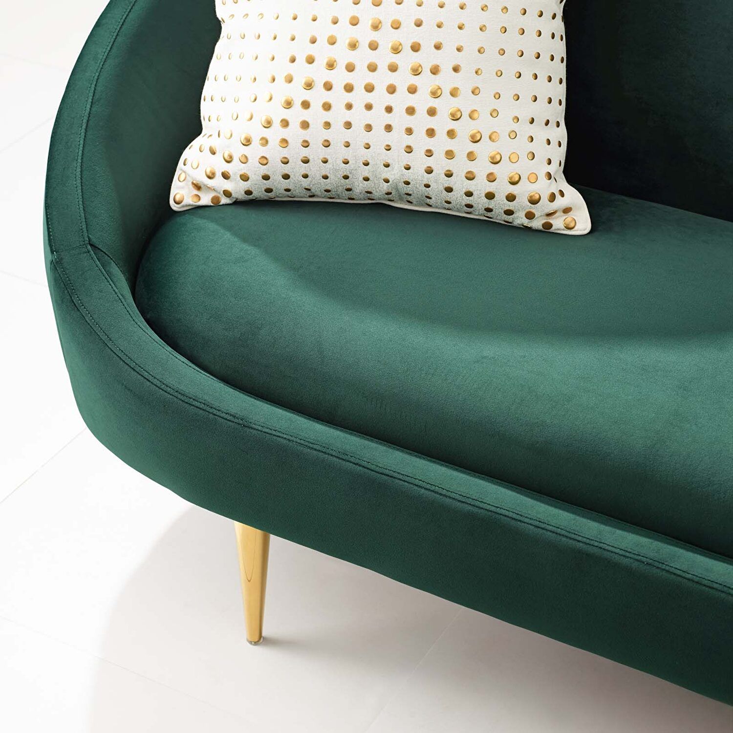 Ghế sofa băng cong sang trọng BT110 Subline 2m2 cho shop tiệm