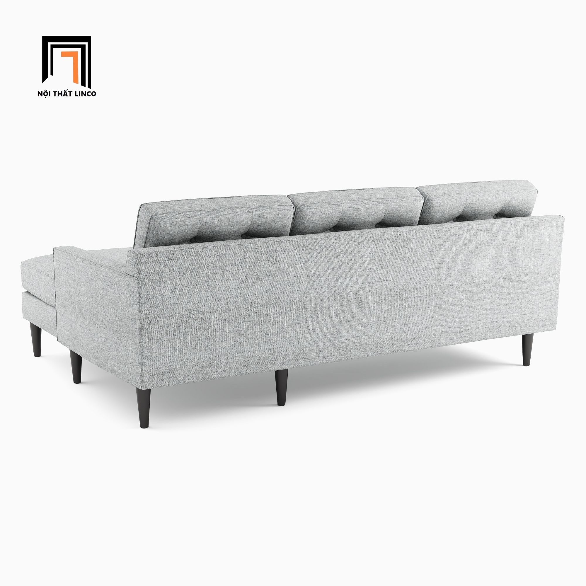 Ghế sofa góc L giá rẻ 2m2 x 1m6 GT135 Drake phòng khách chung cư