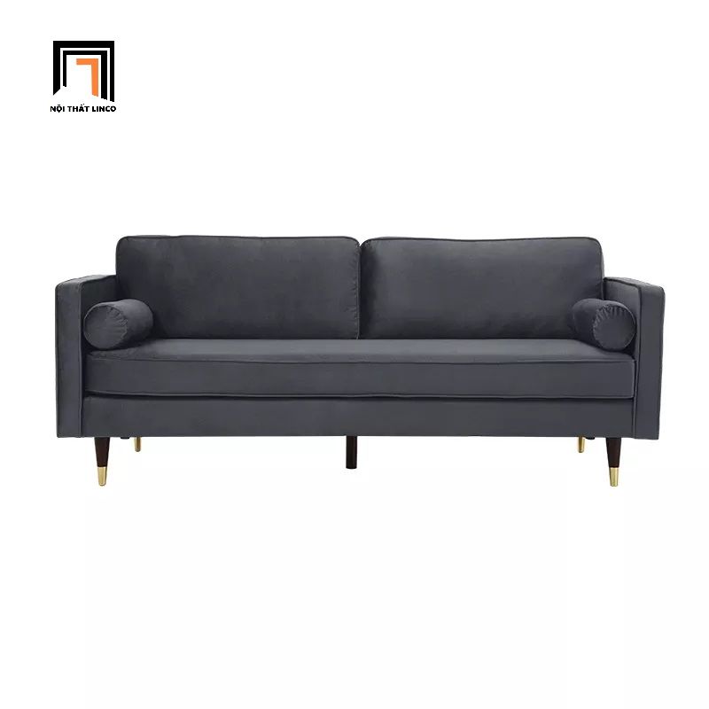 Ghế sofa băng dài BT1 dài 1m9 xanh lá vải nhung giá rẻ