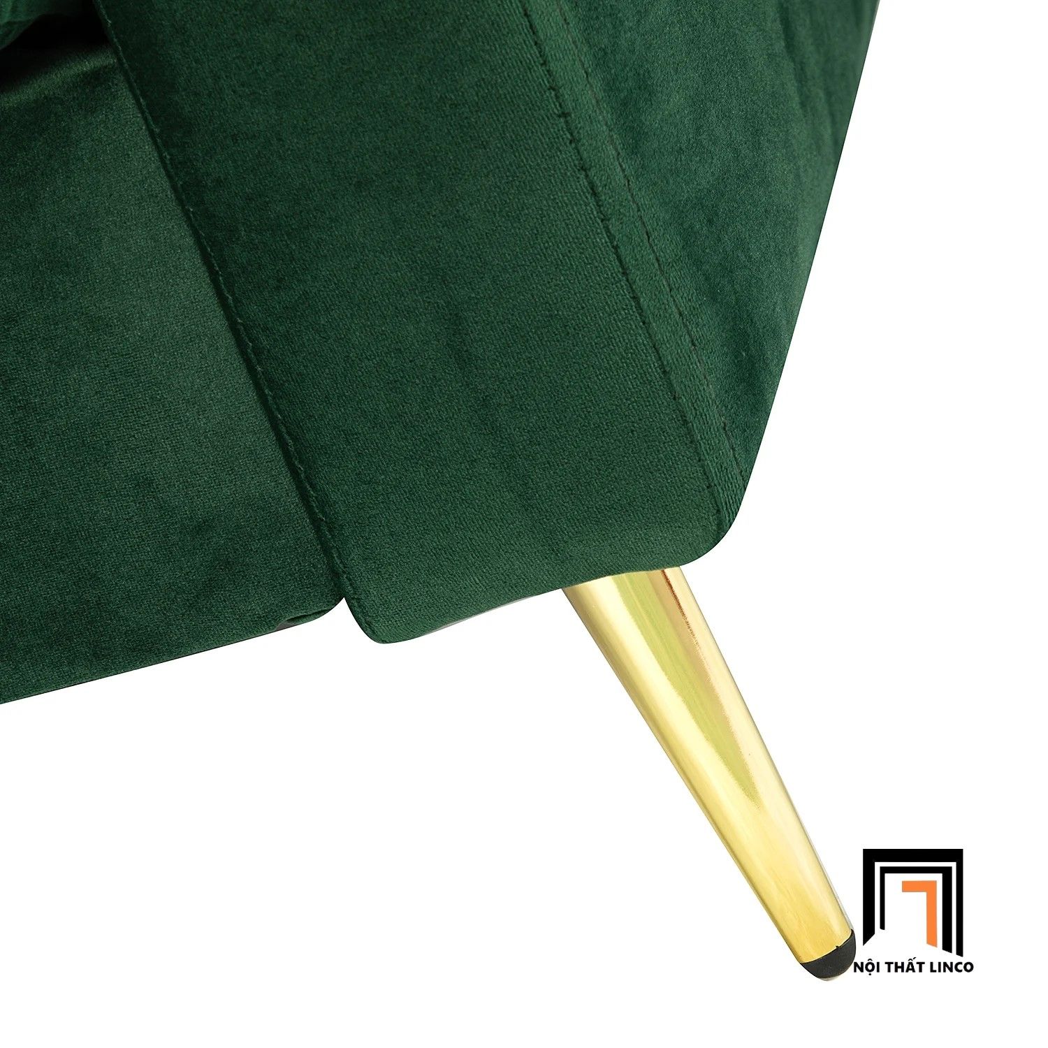 Ghế sofa đơn cho phòng nhỏ gọn DT3 Roxanne màu xanh lá