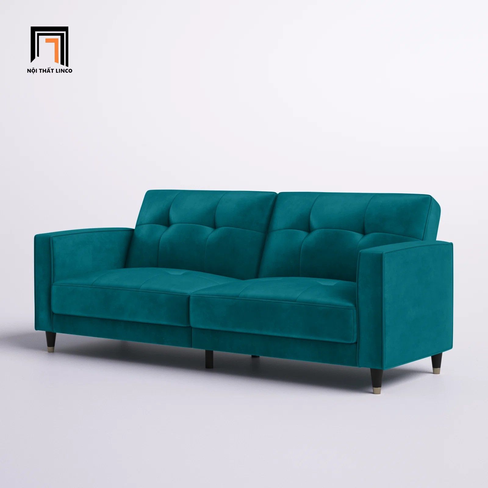 Ghế sofa văng bật giường GB42 Novelle 1m8 màu xanh lá