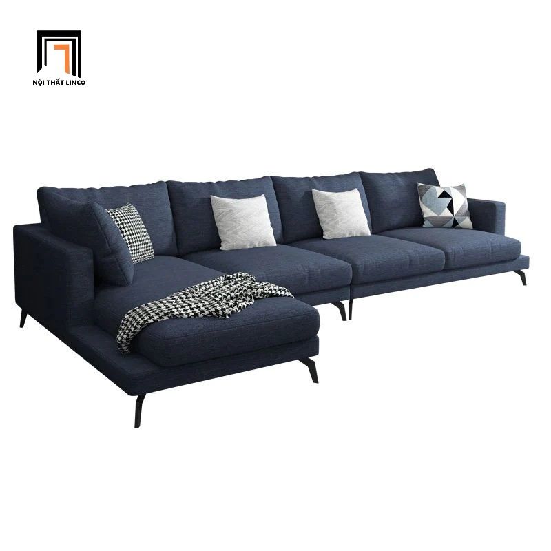 Ghế sofa góc L gia đình vải nỉ GT188 Creusot 3m x 1m6 giá rẻ