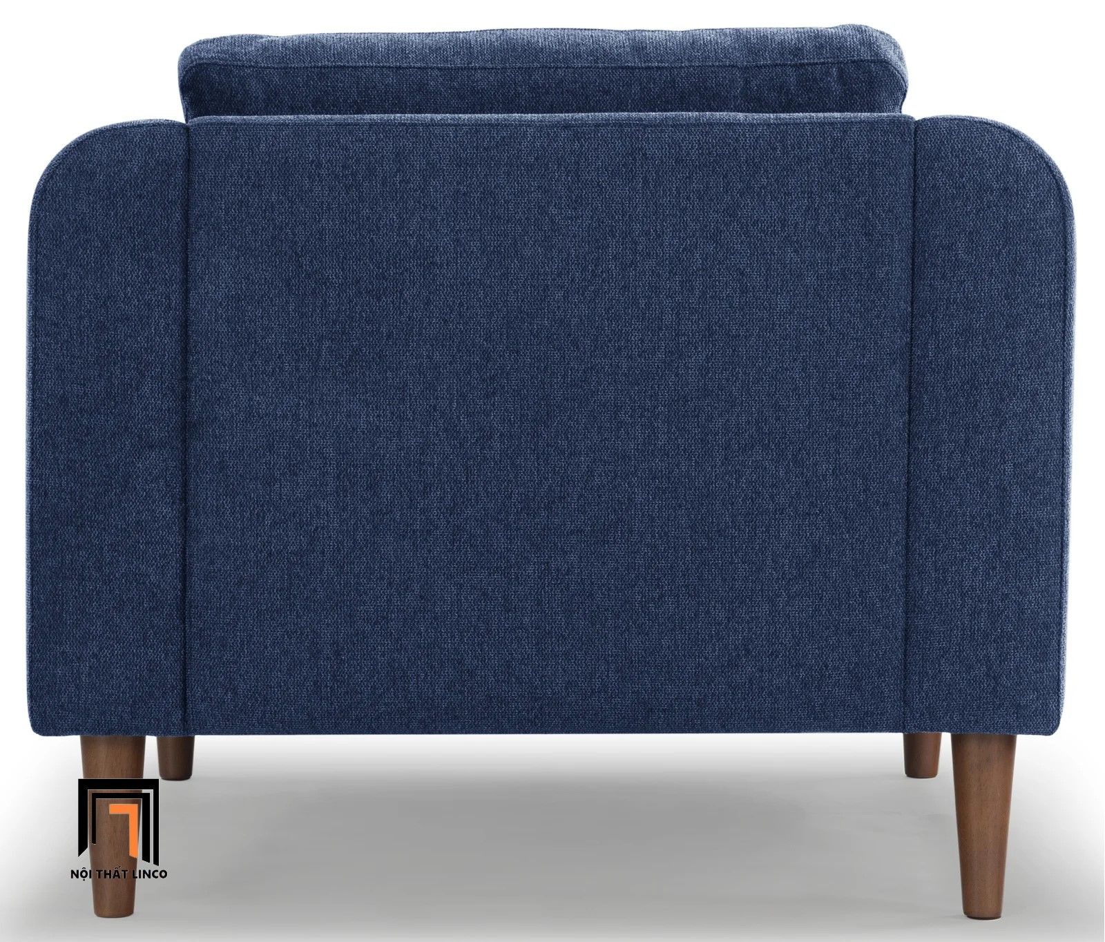 Ghế sofa đơn giá rẻ cho chung cư DT44 Ledge vải bố xanh đậm