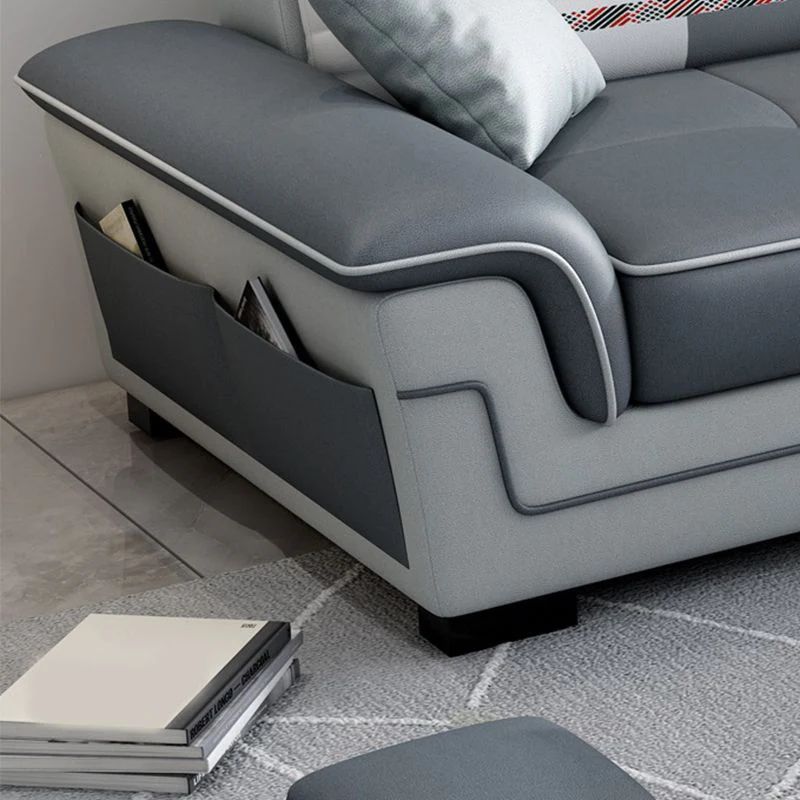 Ghế sofa góc L gật gù thư giãn GT183 Vales 2m4 x 1m6 vải mềm