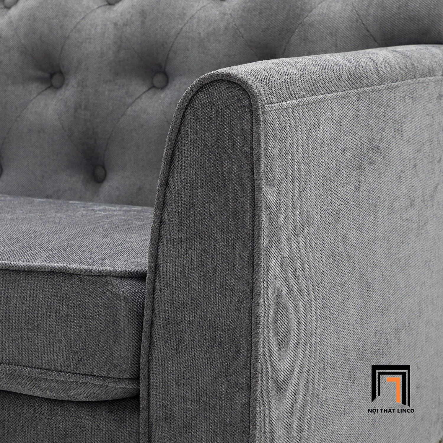 Ghế sofa văng giật nút BT131 Andaman dài 2m trang trí