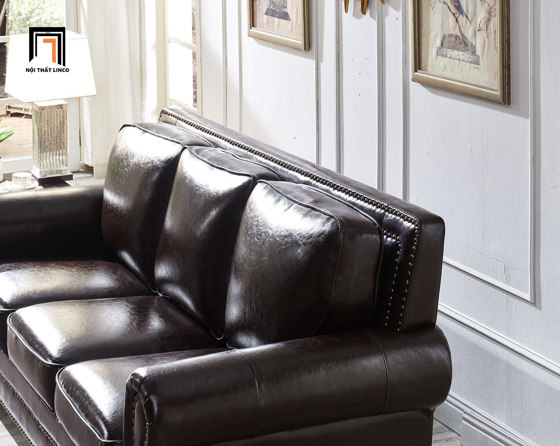 Bộ ghế sofa tân cổ điển KT162 Clyro phòng khách sang trọng