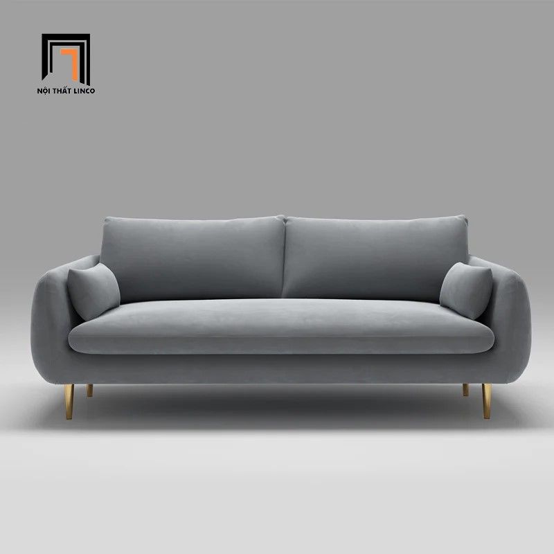 Ghế sofa văng cong đẹp dài 1m9 BT284 Maruata vải nhung giá rẻ