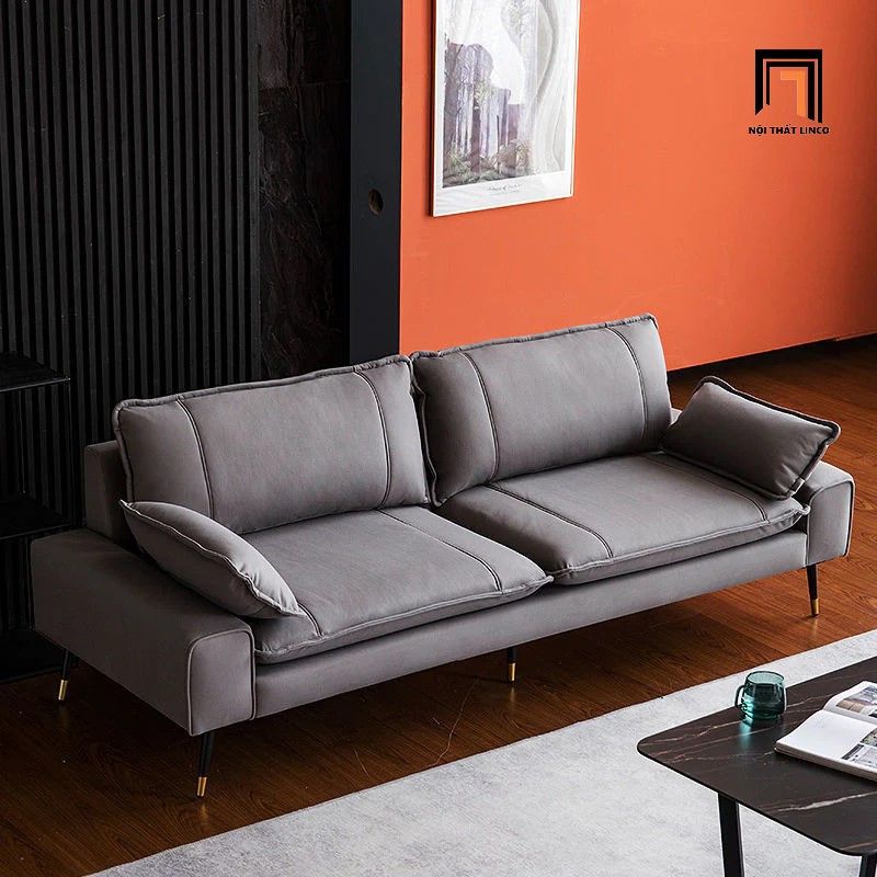 Ghế sofa văng hiện đại BT153 Faux 2m2 cho chung cư hiện đại