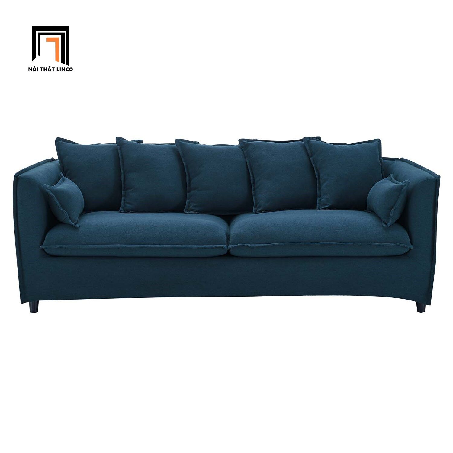 Ghế sofa băng nhỏ dài 1m9 BT109 Azure màu xám trắng