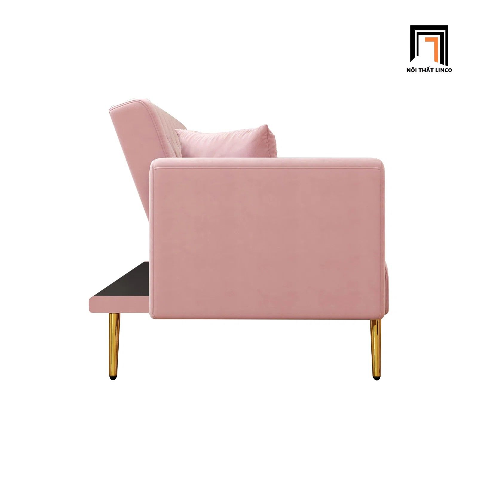 Ghế sofa giường xinh xắn GB82 Lindale 2m màu hồng phấn