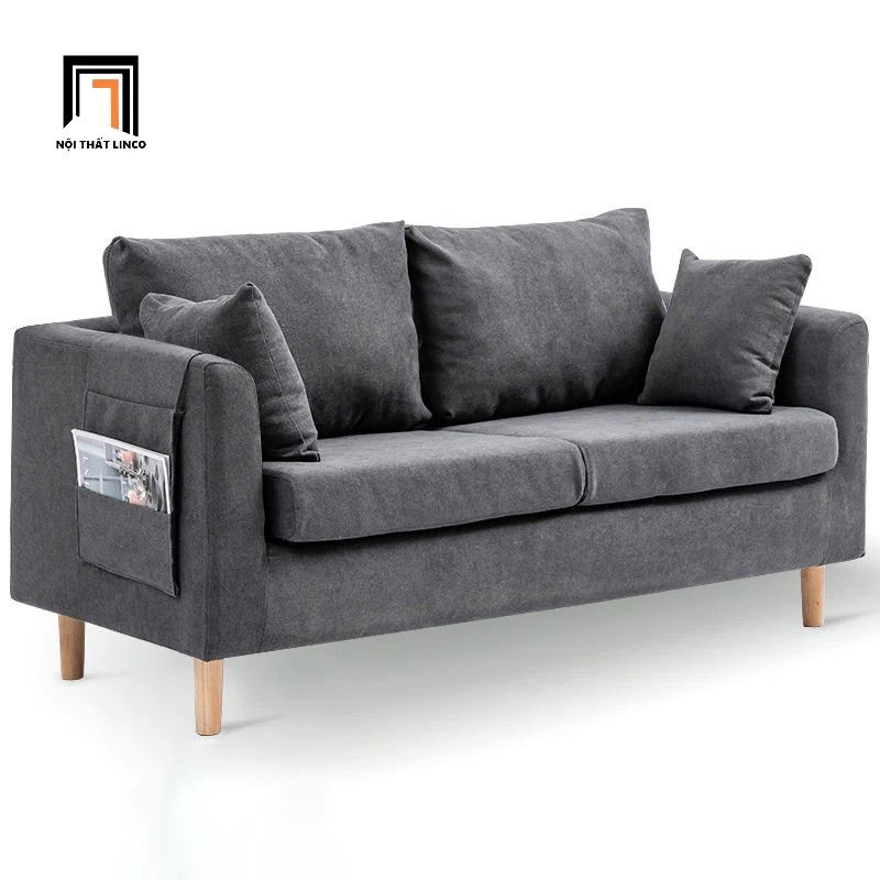 Set ghế sofa gia đình xinh xắn KT81 Kiddy phối màu vải nỉ bố