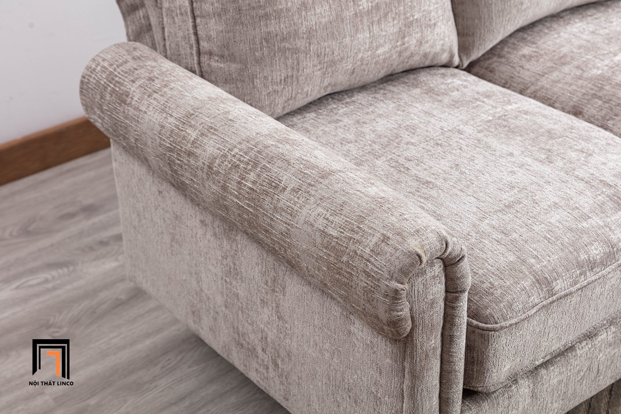 Bộ ghế sofa góc sang trọng 2m2 x 2m2 GT68 Winston vải nỉ