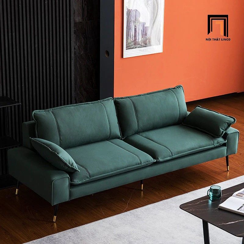 Ghế sofa văng hiện đại BT153 Faux 2m2 cho chung cư hiện đại