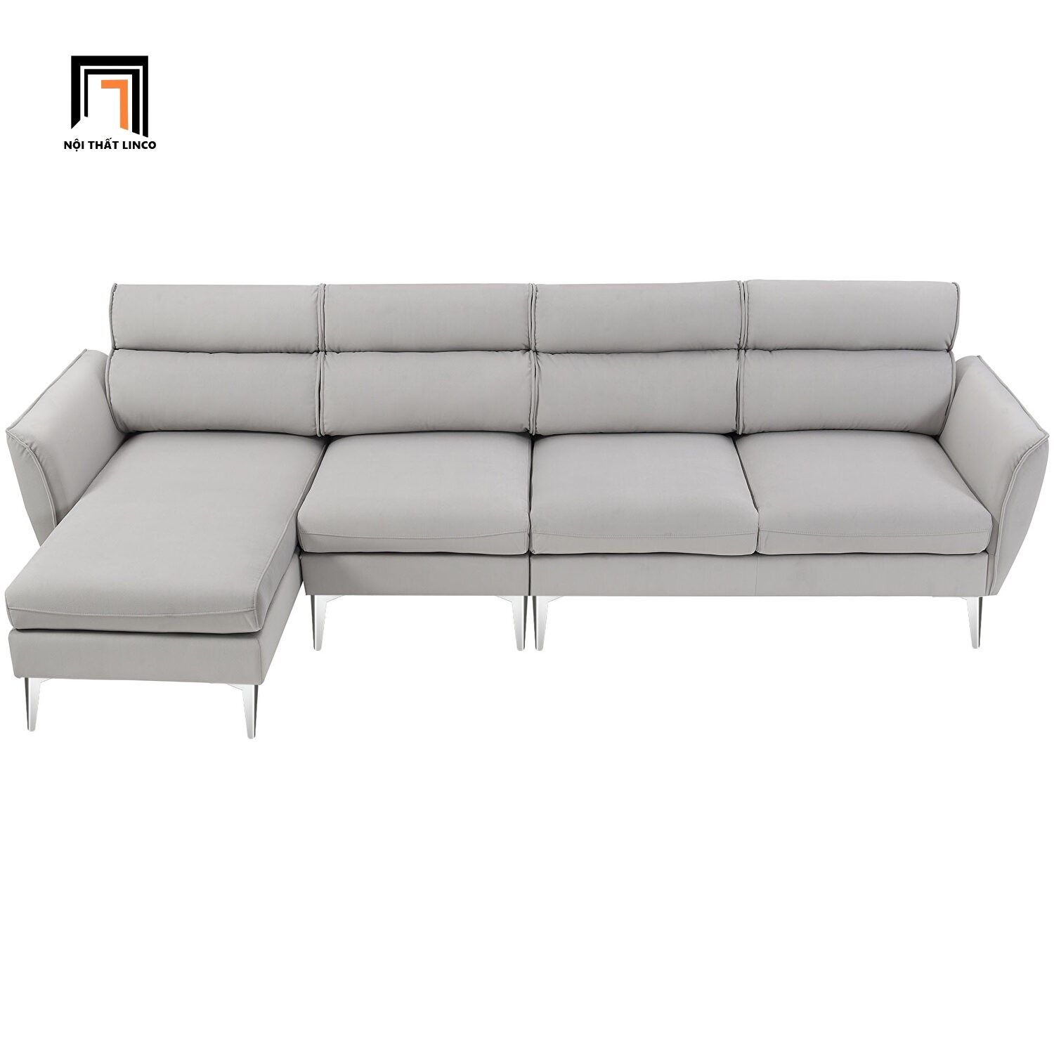 Bộ ghế sofa góc L hiện đại GT69 Dexima 2m8 x 1m6 da giả