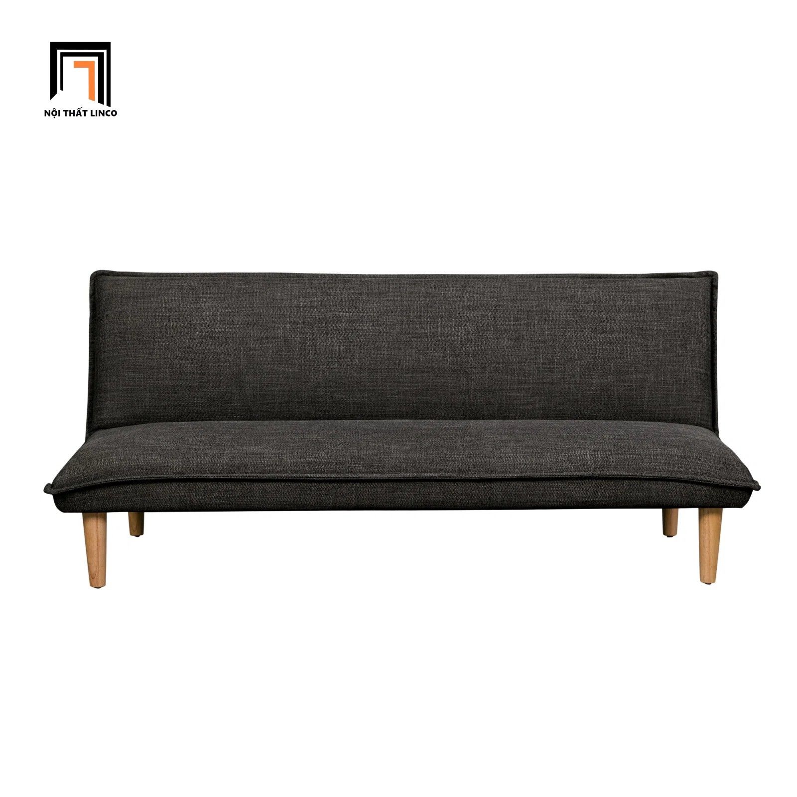 Ghế sofa giường nằm giá rẻ GB103 Casuze dài 1m7 xám đậm nỉ