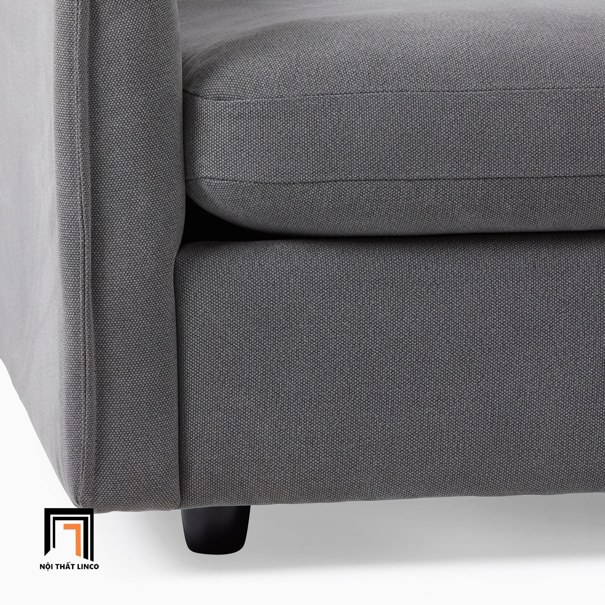 Ghế sofa đơn ngồi thư giãn đọc sách DT24 Easton vải nhung nỉ