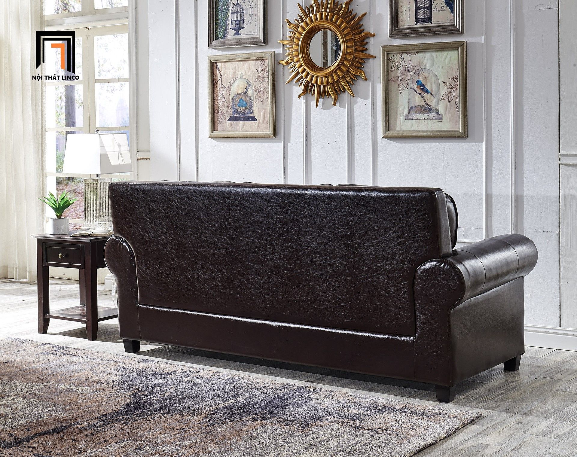 Bộ ghế sofa tân cổ điển KT162 Clyro phòng khách sang trọng