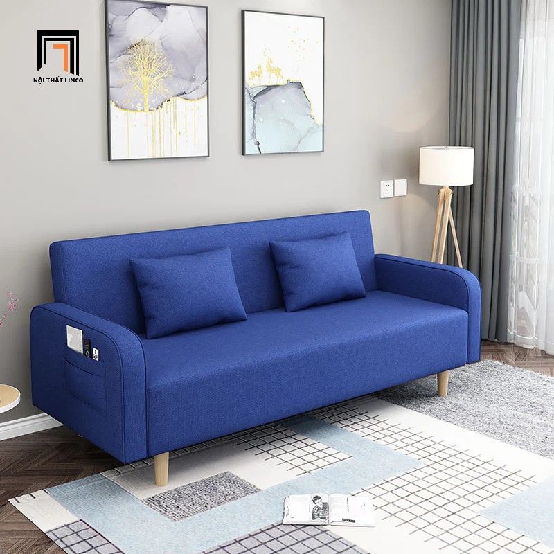 Ghế sofa giường nằm giá rẻ GB65 Iva dài 1m9 cho phòng nhỏ