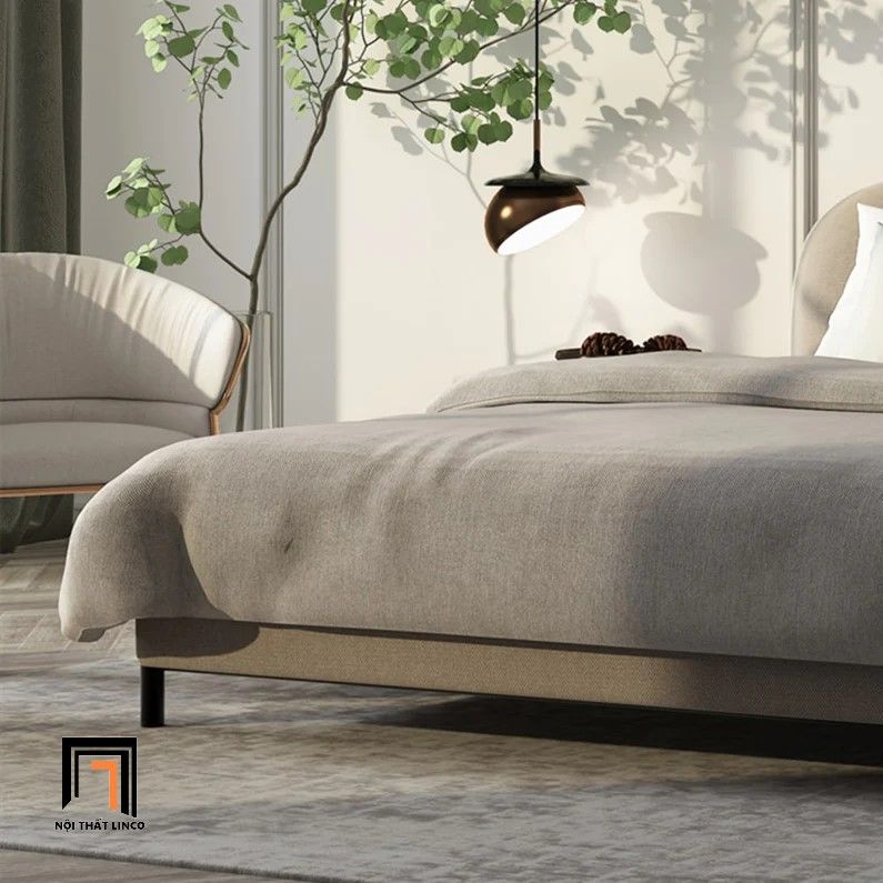 Giường ngủ dài 1m6 x 2m giá rẻ GN52 Jalyn cho chung cư đẹp