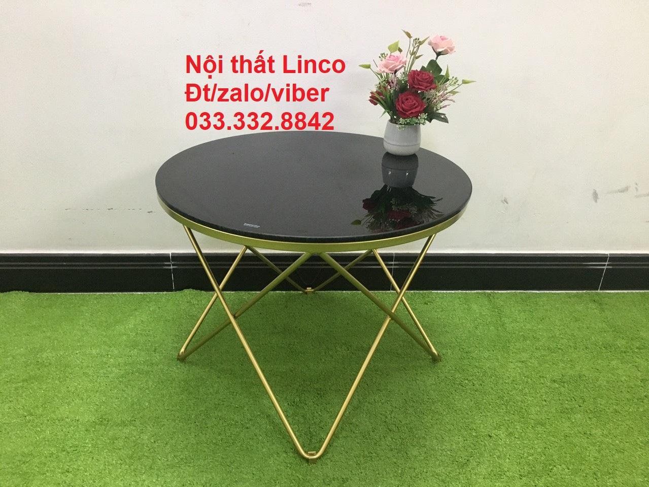 Bàn trà phòng khách giá rẻ mặt 60cm cho nhà diện tích nhỏ
