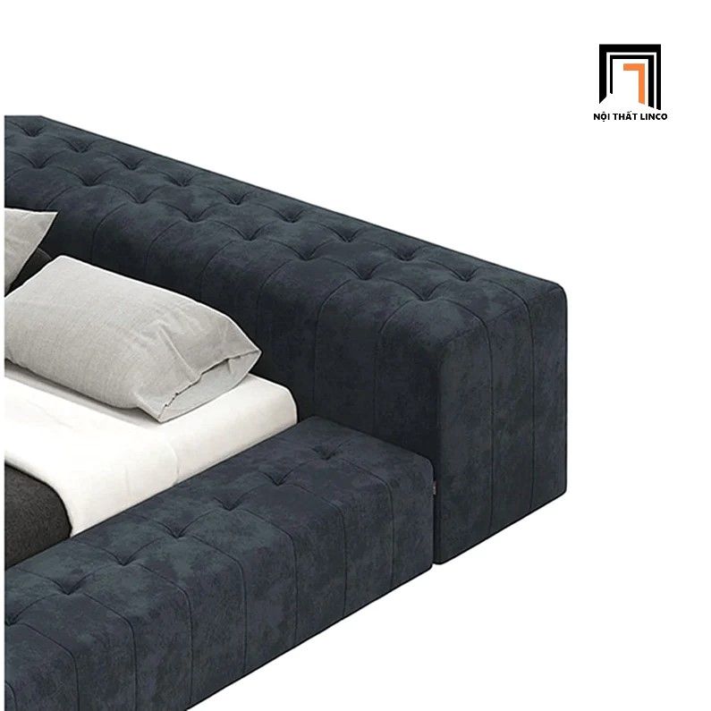 Giường ngủ bọc da công nghiệp GN59 Adeline style sang trọng
